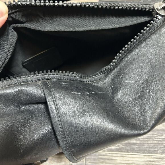 COACH MEN’S LEATHER TRACK BACKPACK - C2710 BLACK - Picture 7 of 11